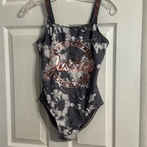 Justice girls one piece bathing suit size 18